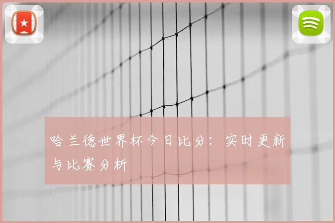 哈兰德世界杯今日比分：实时更新与比赛分析